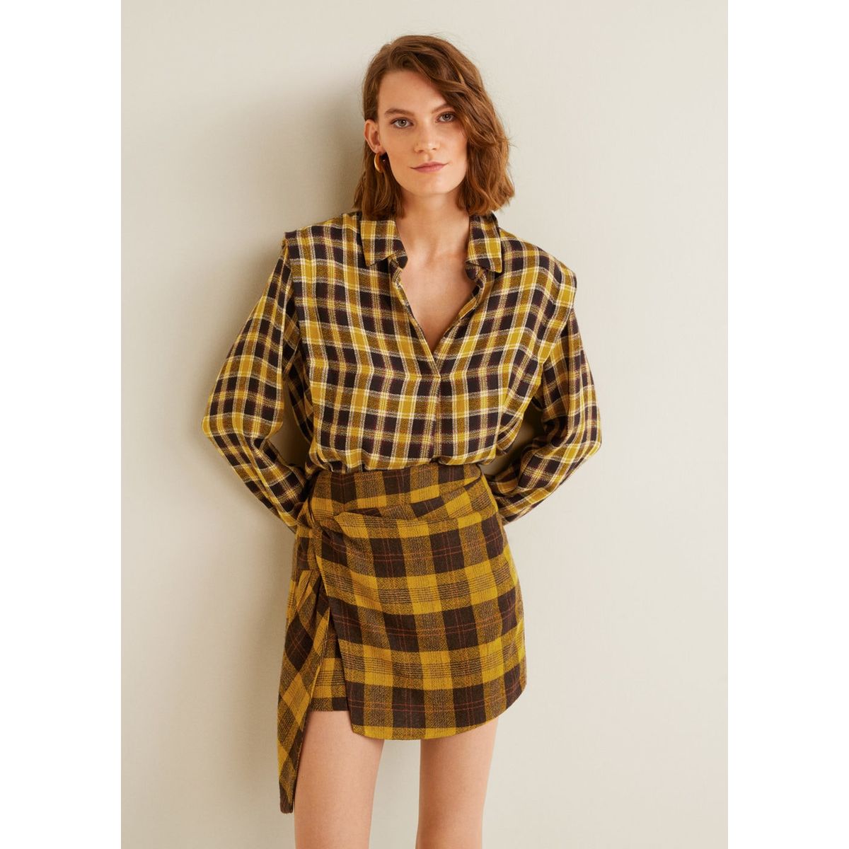 Chemise à carreaux