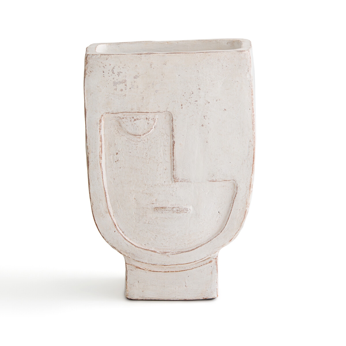 Ваза в форме лица маленькая Atali единый размер белый ваза декоративная из обожженной глины в30 см makero единый размер желтый