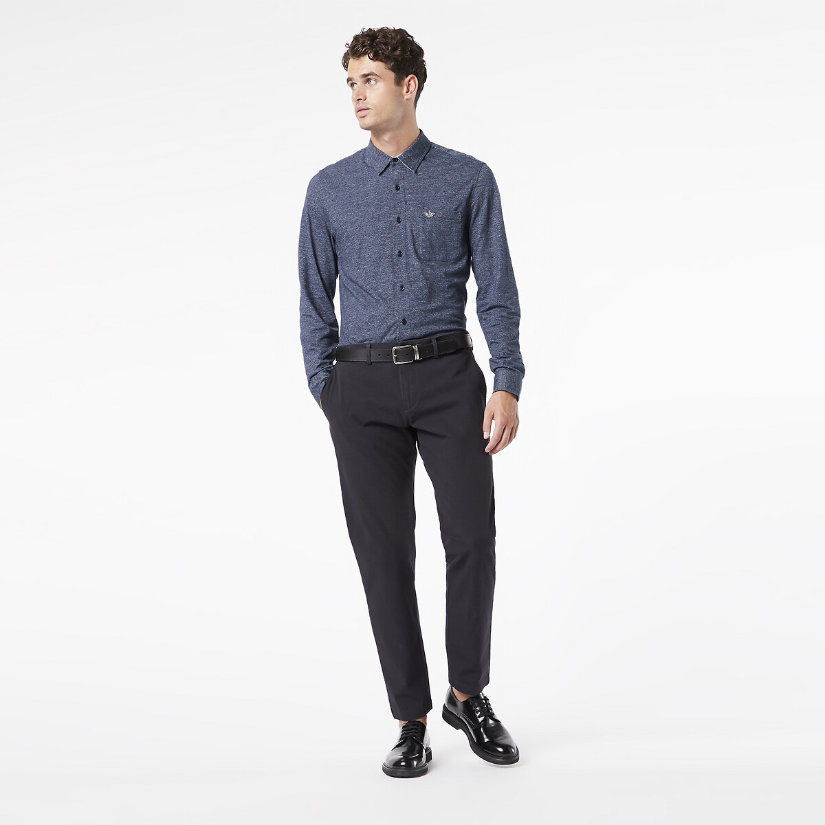 Calças chino direitas tapered stretch, Smart 360 Flex