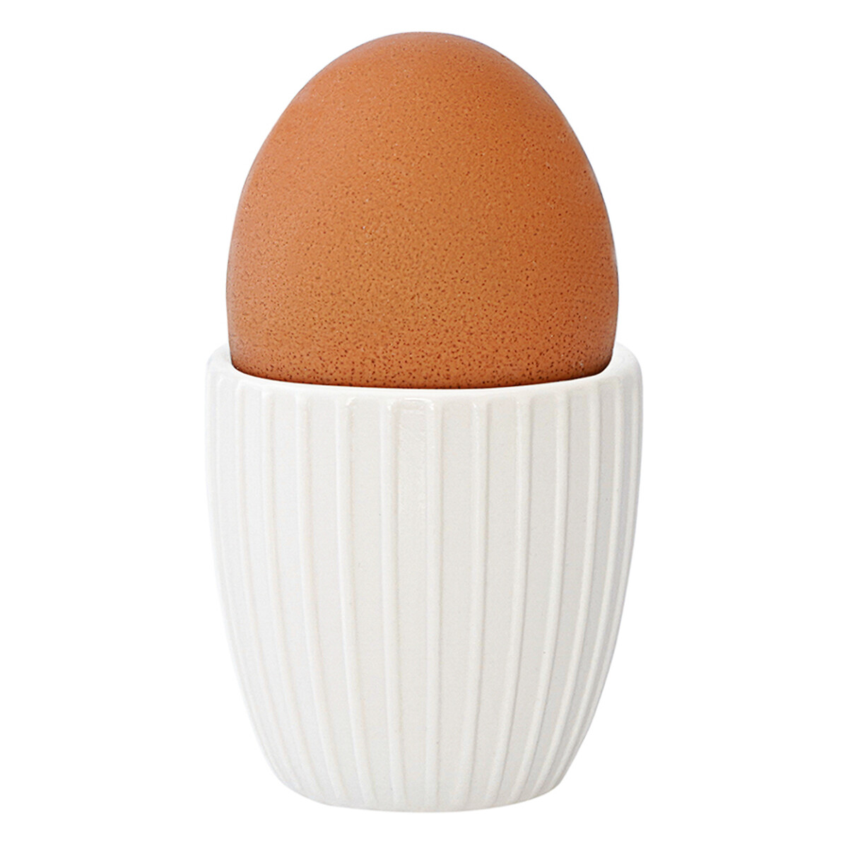 Набор подставок для яиц Soft Ripples 2 шт  единый размер белый LaRedoute - фото 2