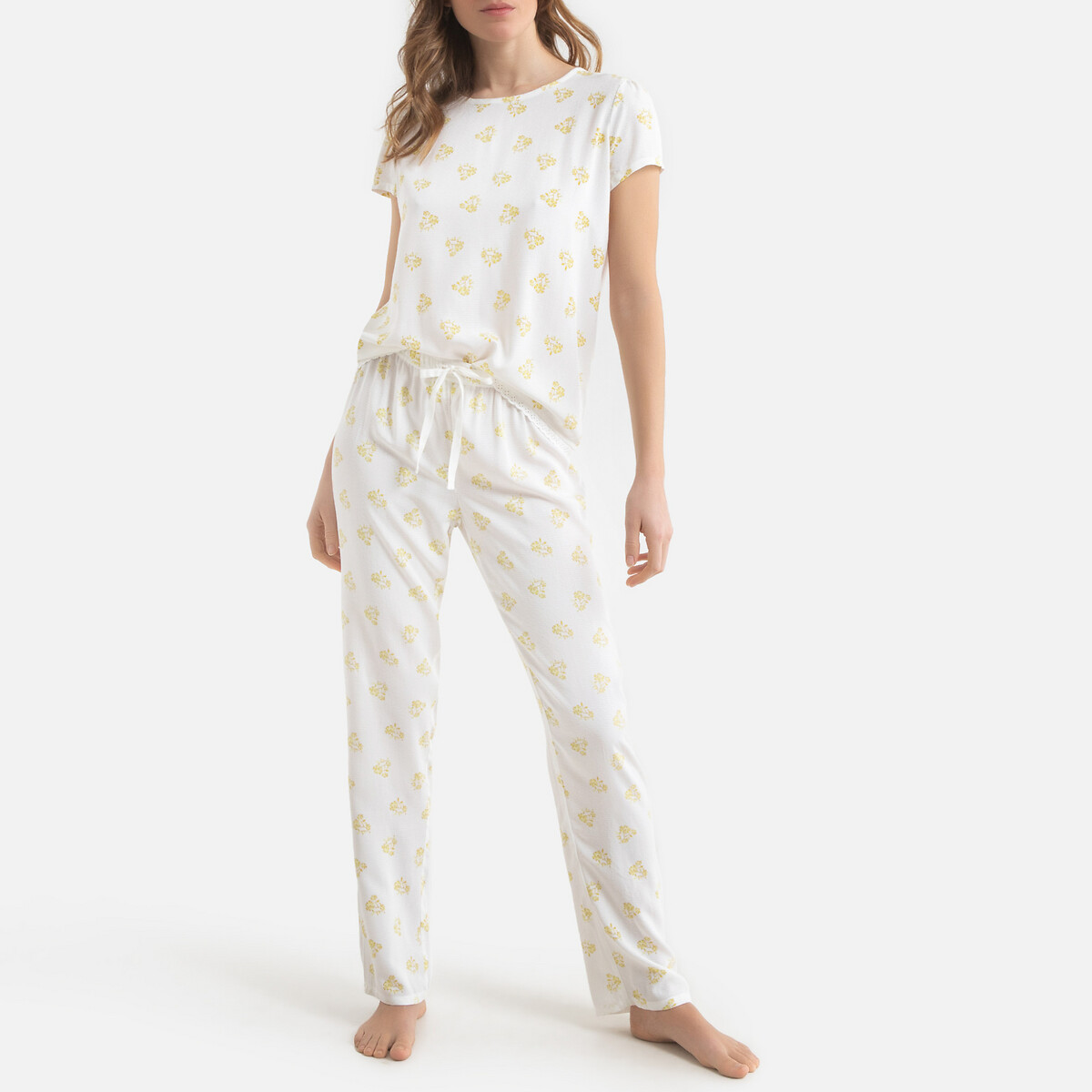 Collections Pijama estampado de mangas curtas