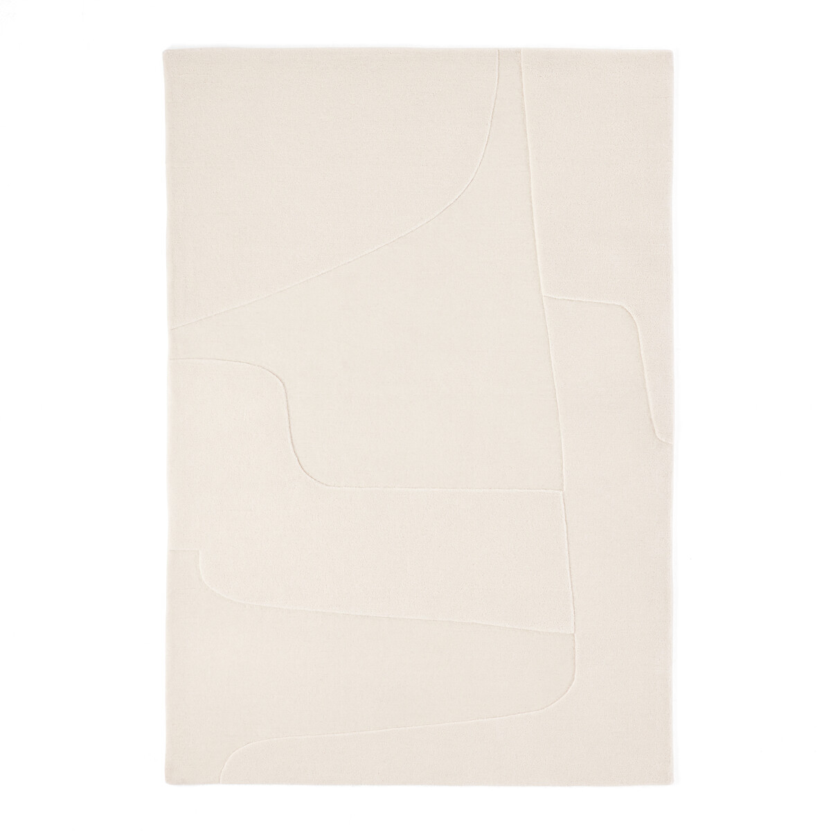 Ковер Современный из шерсти сотканный вручную Sahil 160 x 230 см бежевый LaRedoute, размер 160 x 230 см - фото 5