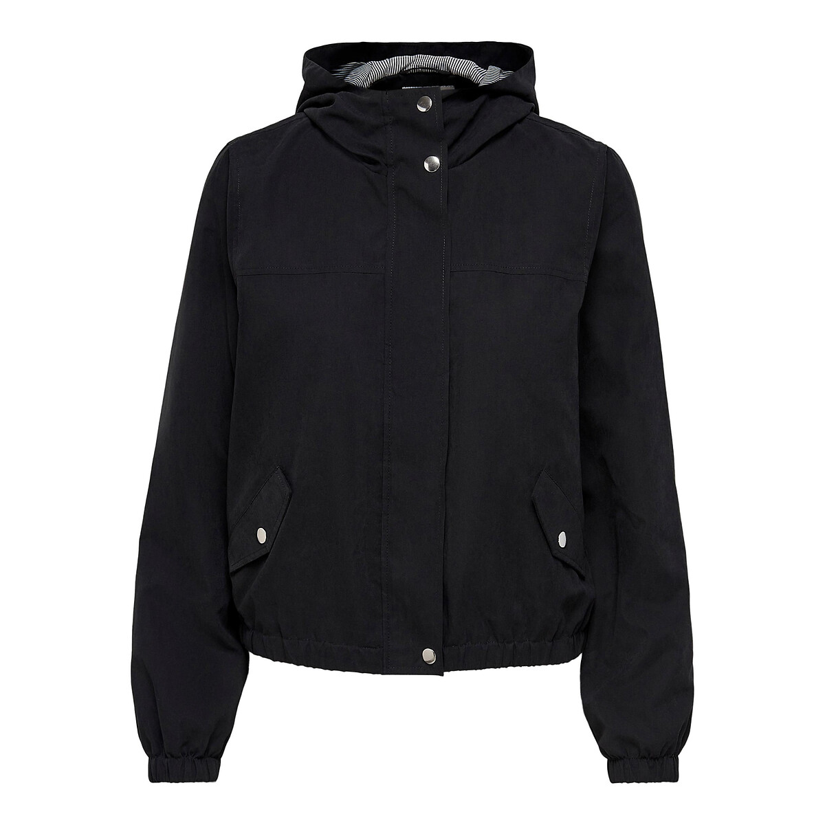 Куртка JDY Короткая с капюшоном XS черный, размер XS - фото 4