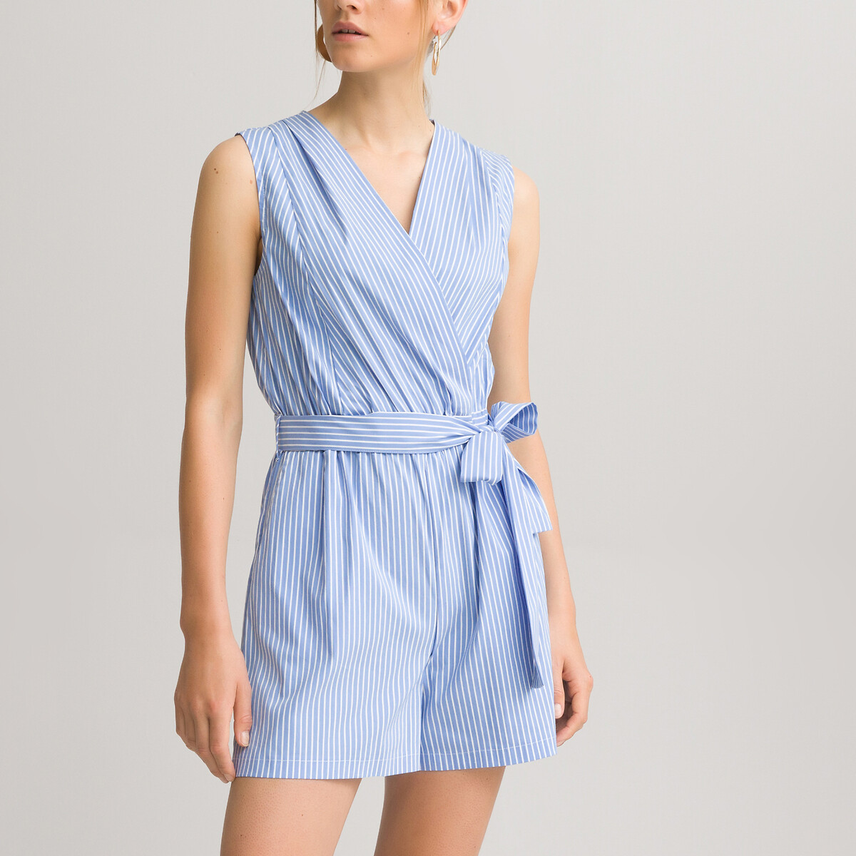 

Комбинезон LA REDOUTE COLLECTIONS, Синий, Комбинезон Без рукавов в полоску 36 (FR) - 42 (RUS) синий