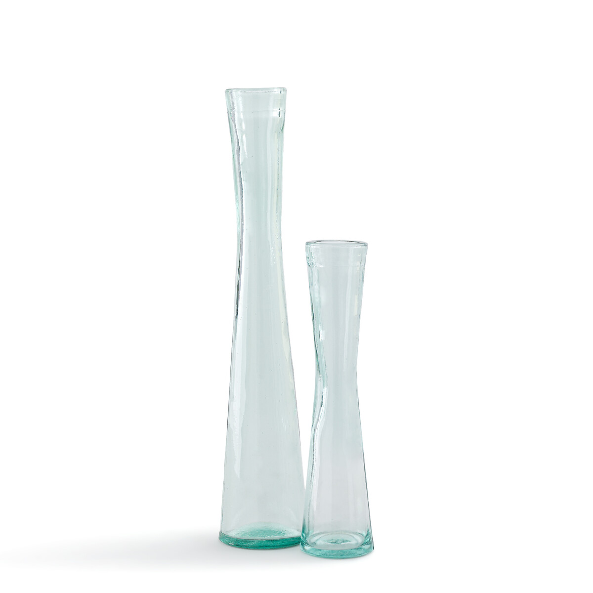 Комплект из двух стеклянных ваз LA REDOUTE INTERIEURS Высота  20 и 31 см Elika единый размер зеленый