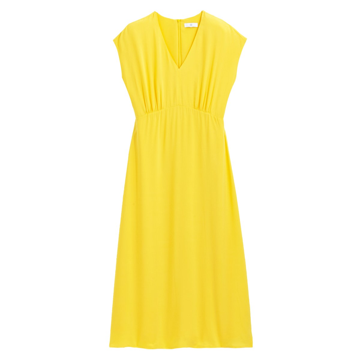 Платье La Redoute Длинное без рукавов 36 (FR) - 42 (RUS) желтый, размер 36 (FR) - 42 (RUS) Длинное без рукавов 36 (FR) - 42 (RUS) желтый - фото 5