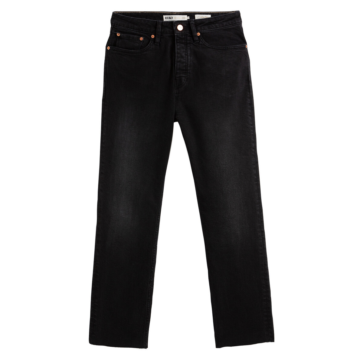 

Джинсы La Redoute, Черный, Бойфренды с классическим поясом MILO DENIM BLACK 27 (US) - 42/44 (RUS) черный