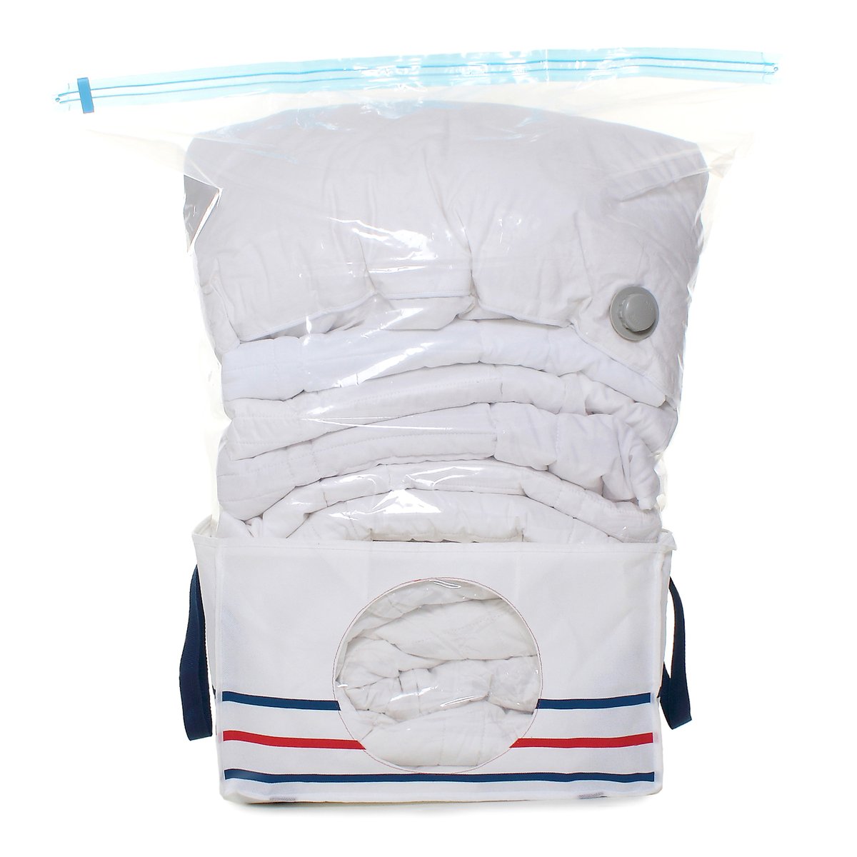 LA REDOUTE INTERIEURS Funda al vaco 125 L BAZIL BLANCO talla única
