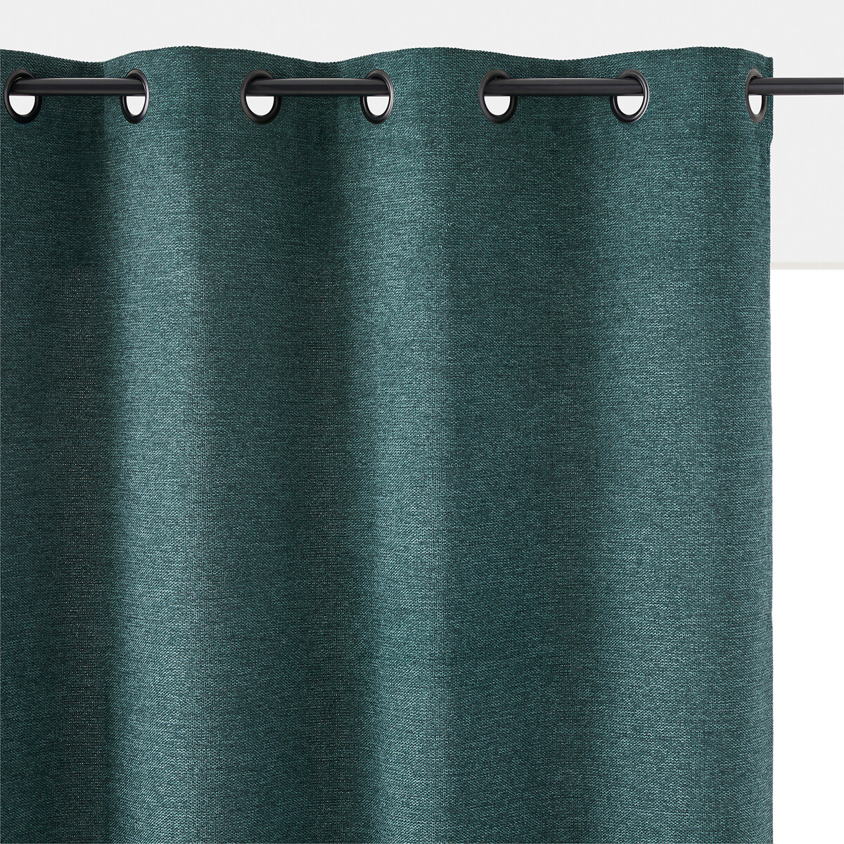 Штора с люверсами с плетеным эффектом Pirjo 180 x 135 см зеленый