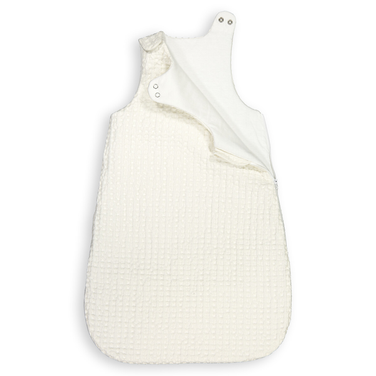 Конверт Для новорожденного с эффектом вафельной ткани 2 года - 86 см белый LaRedoute, размер 2 года - 86 см - фото 2