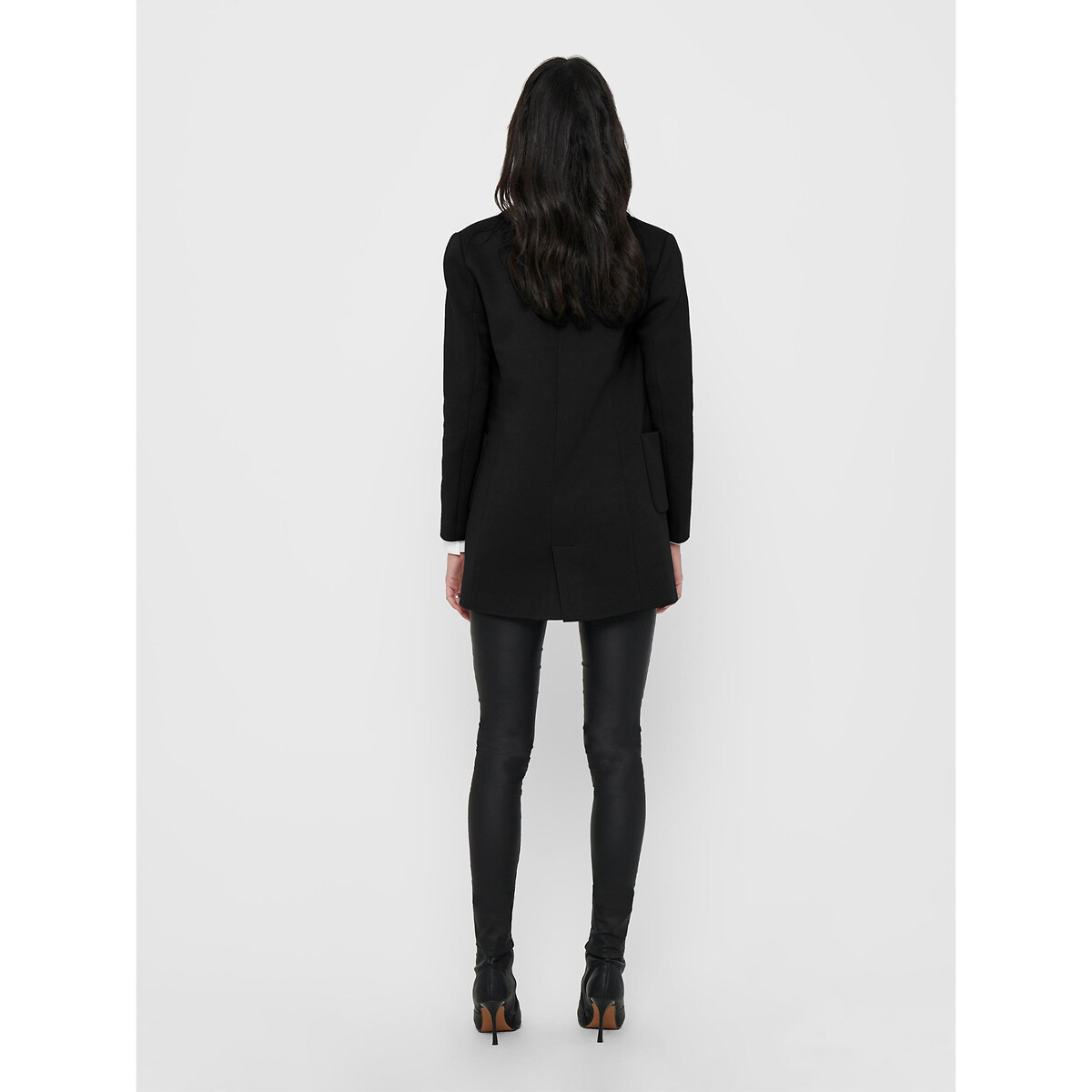 Жакет ONLY Длинный пиджачный воротник XL черный, размер XL - фото 2