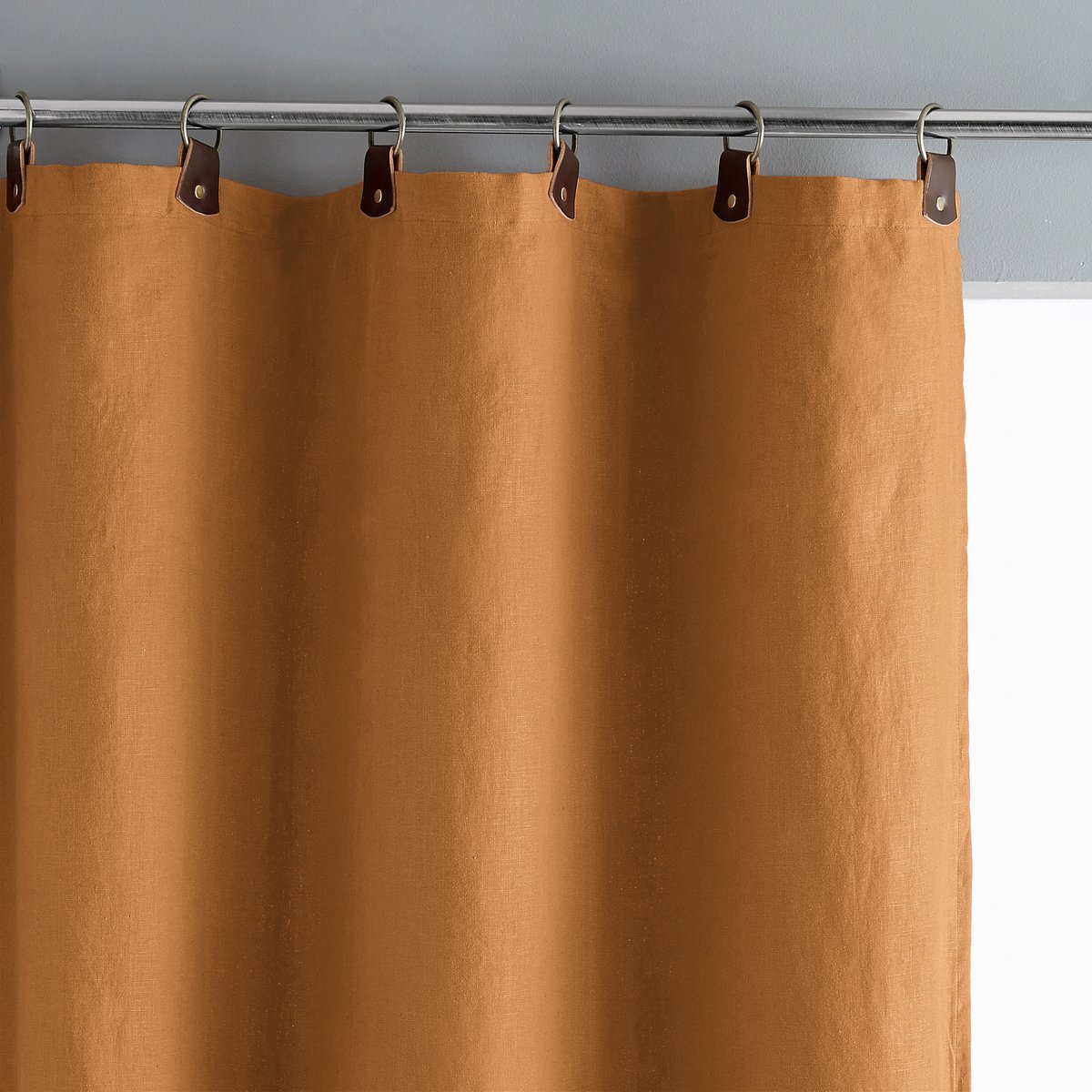 

Штора La Redoute, Бежевый, Из льна на подкладке с кожаными шлевками Private 140 x 350 см бежевый