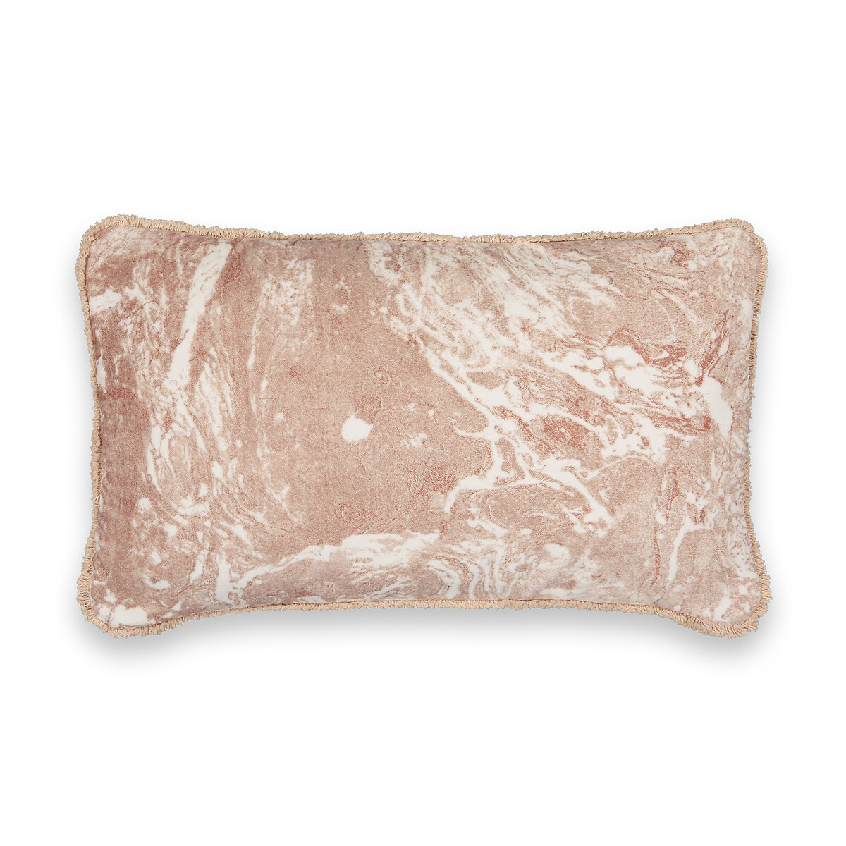 Чехол на подушку из хлопкового велюра Marbly 50 x 30 см розовый чехол на подушку из искусственного меха ouate 50 x 30 см каштановый