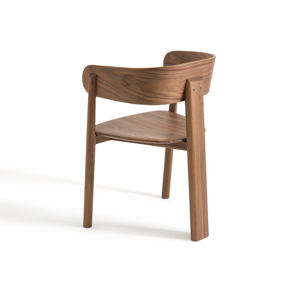 Кресло Для столовой из орехового дерева Marais дизайн Э Галлина единый размер каштановый LaRedoute - фото 4