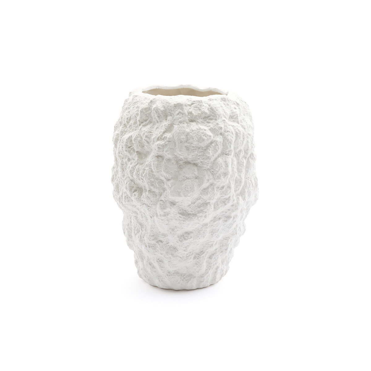 Ваза из текстурной керамики Poga единый размер белый ваза из керамики большая модель almada единый размер бежевый
