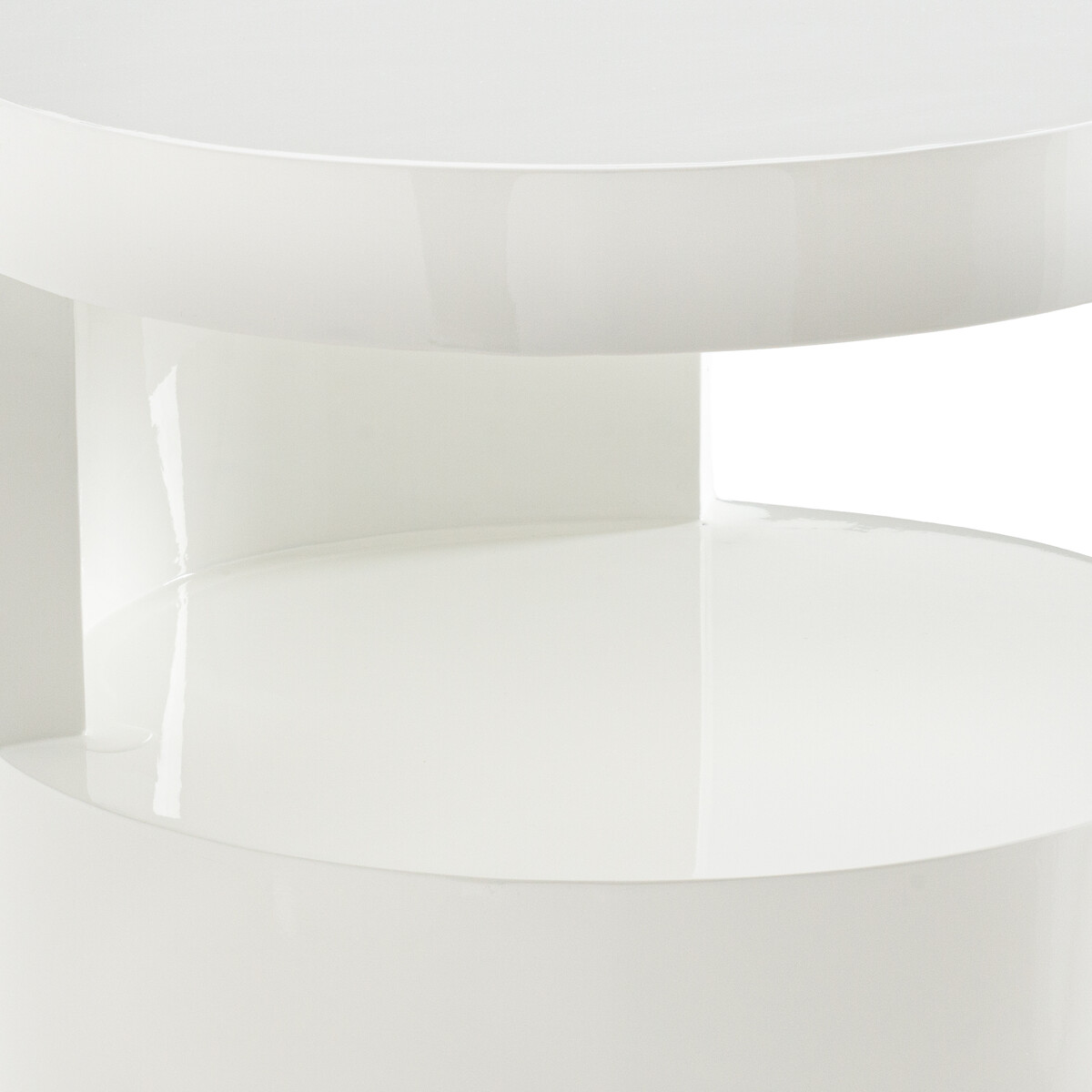 Прикроватный La Redoute Столик цилиндрической формы Newark единый размер белый - фото 3