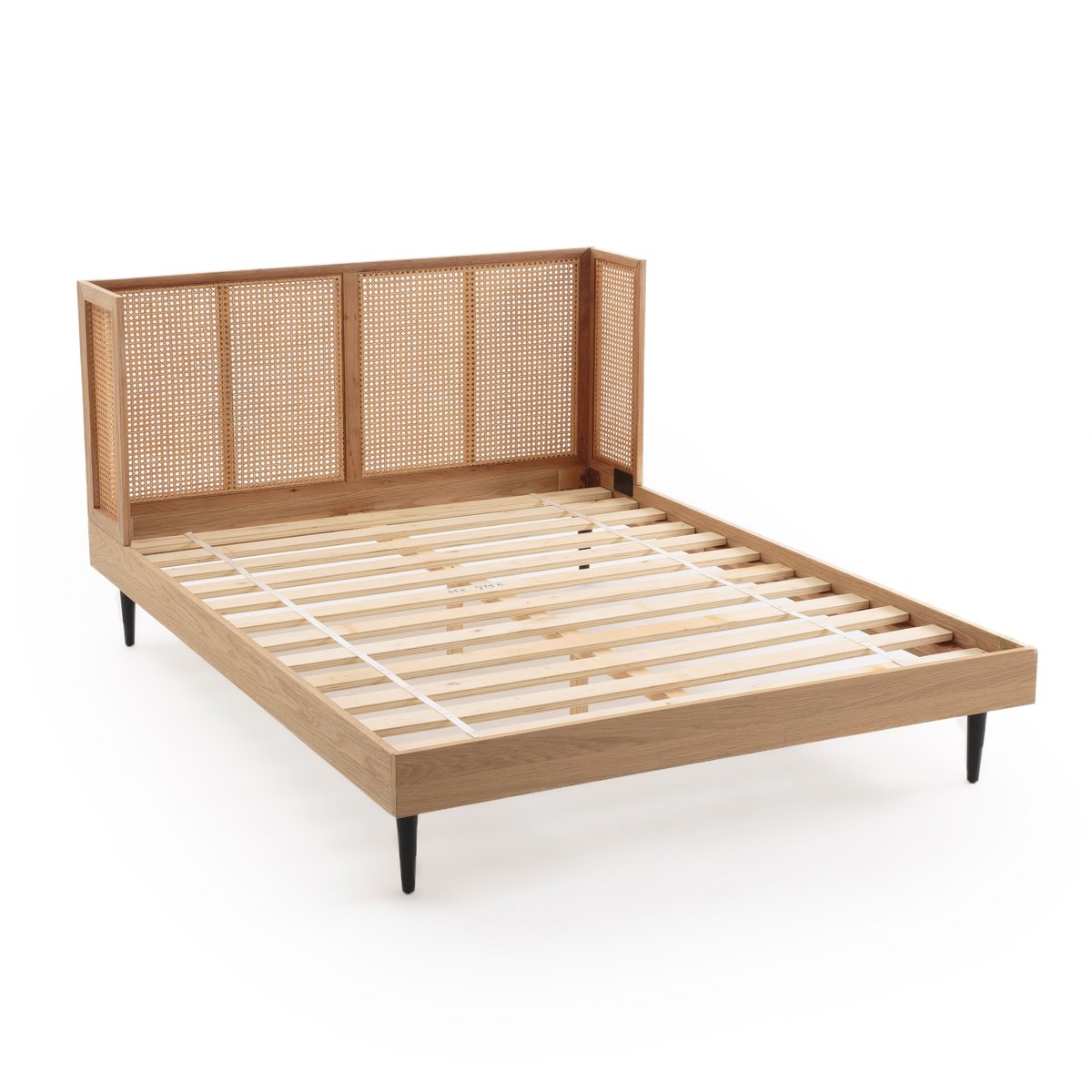 Кровать La Redoute Из плетеного ротанга с сеткой WASKA 140 x 190 см каштановый, размер 140 x 190 см - фото 3