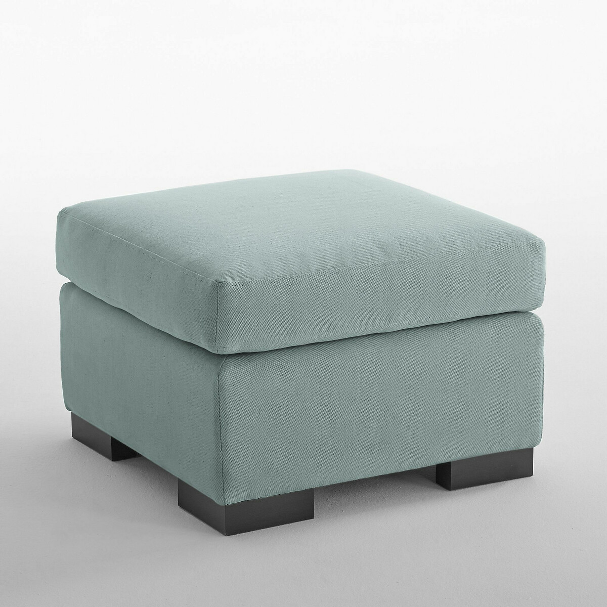 Pouf coton/lin Odessa, confort supérieur