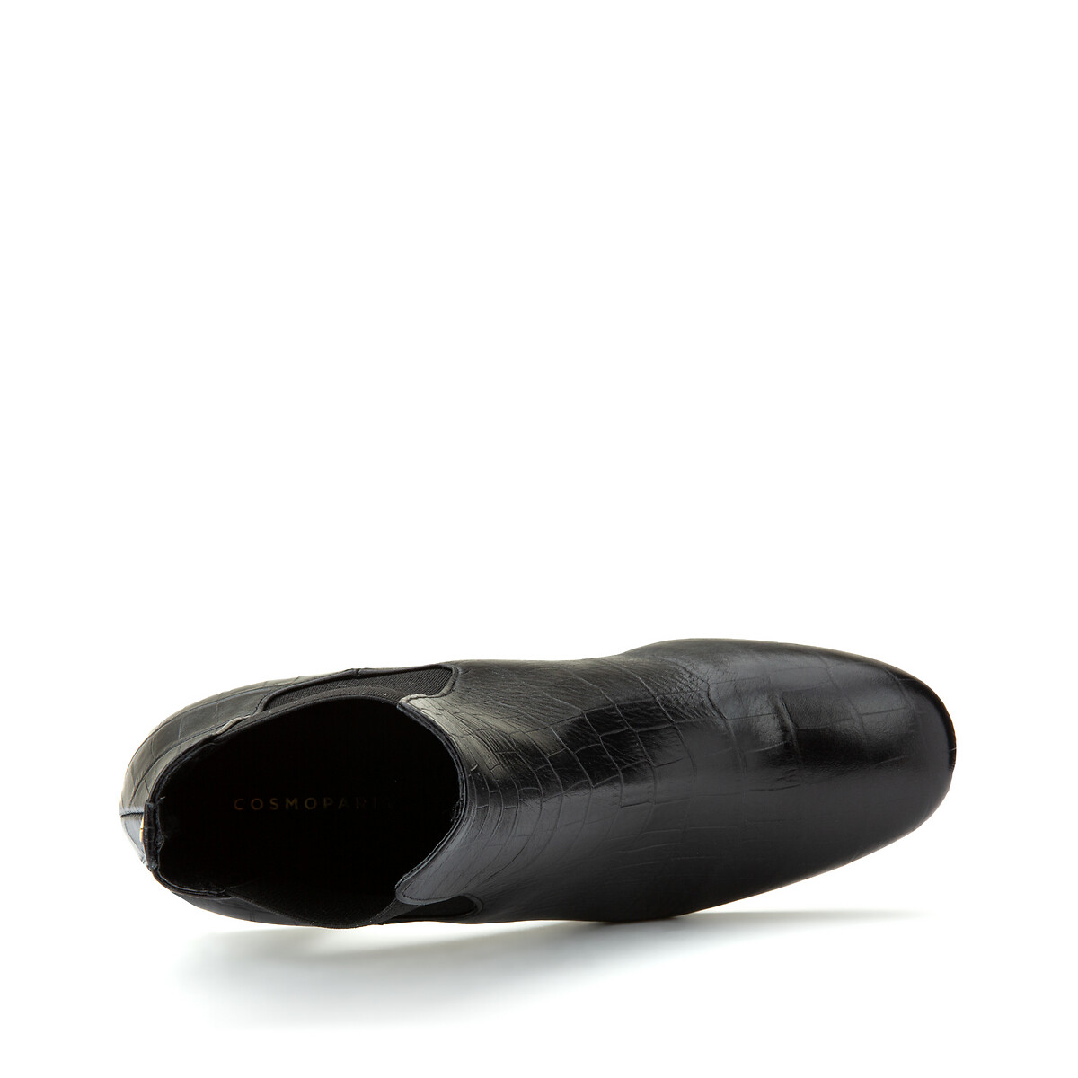 Ботинки LaRedoute Кожаные на каблуках Lacado 41 черный, размер 41 - фото 4