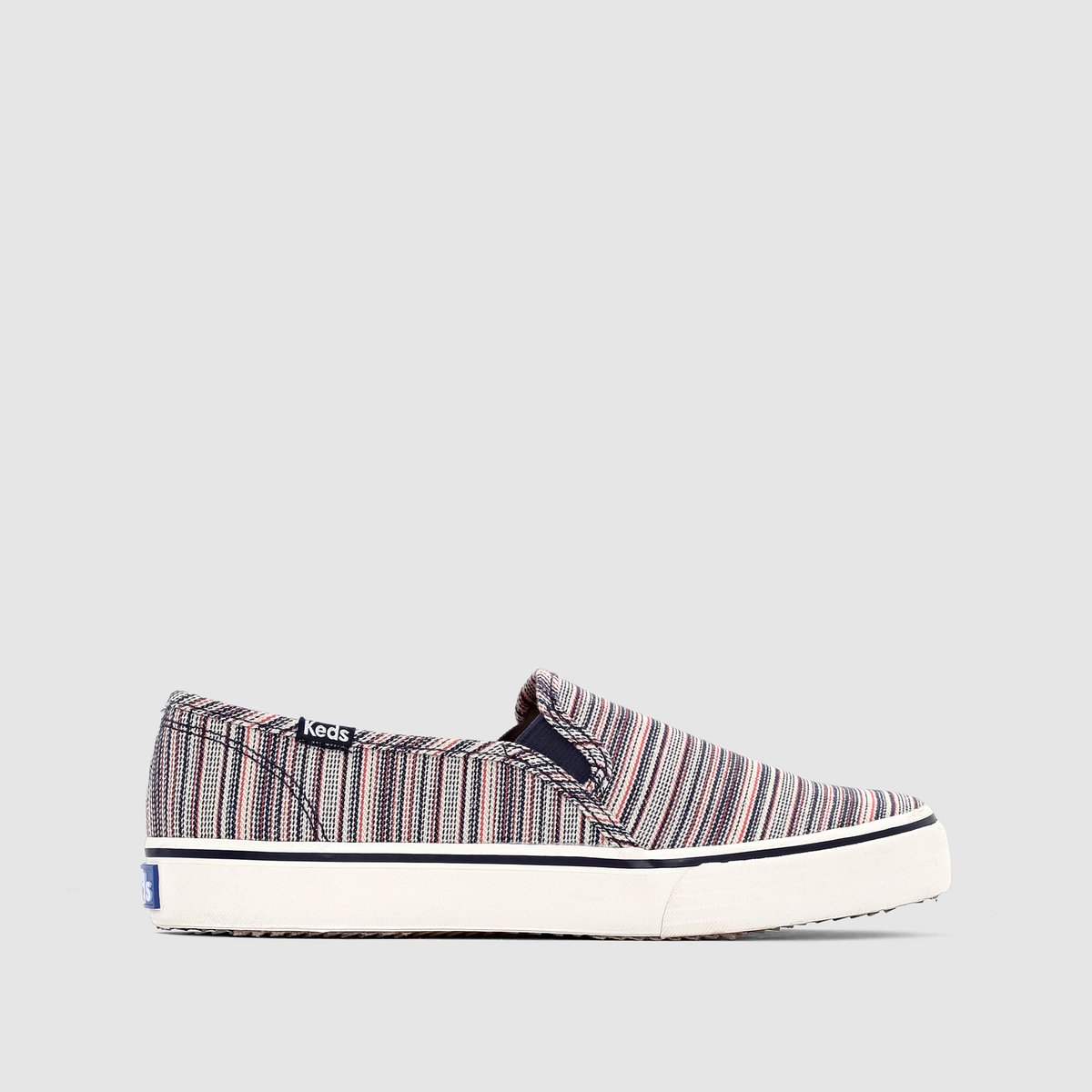 

Слипоны от KEDS, Double Decker Woven Stripe
