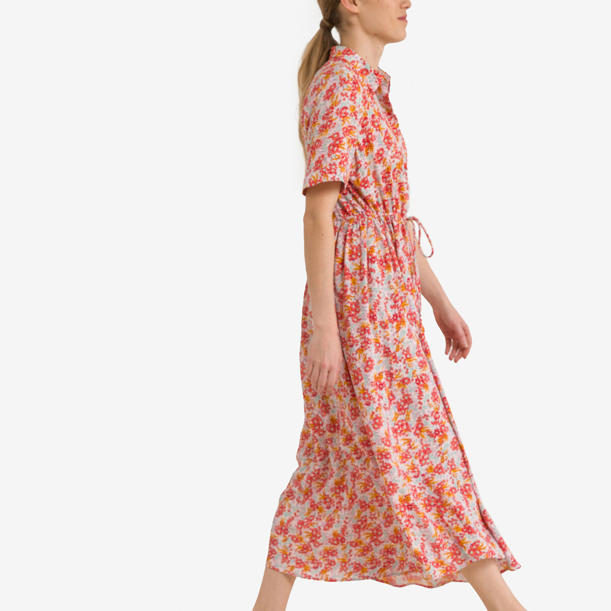Платье-миди С принтом L розовый LaRedoute, размер L - фото 2