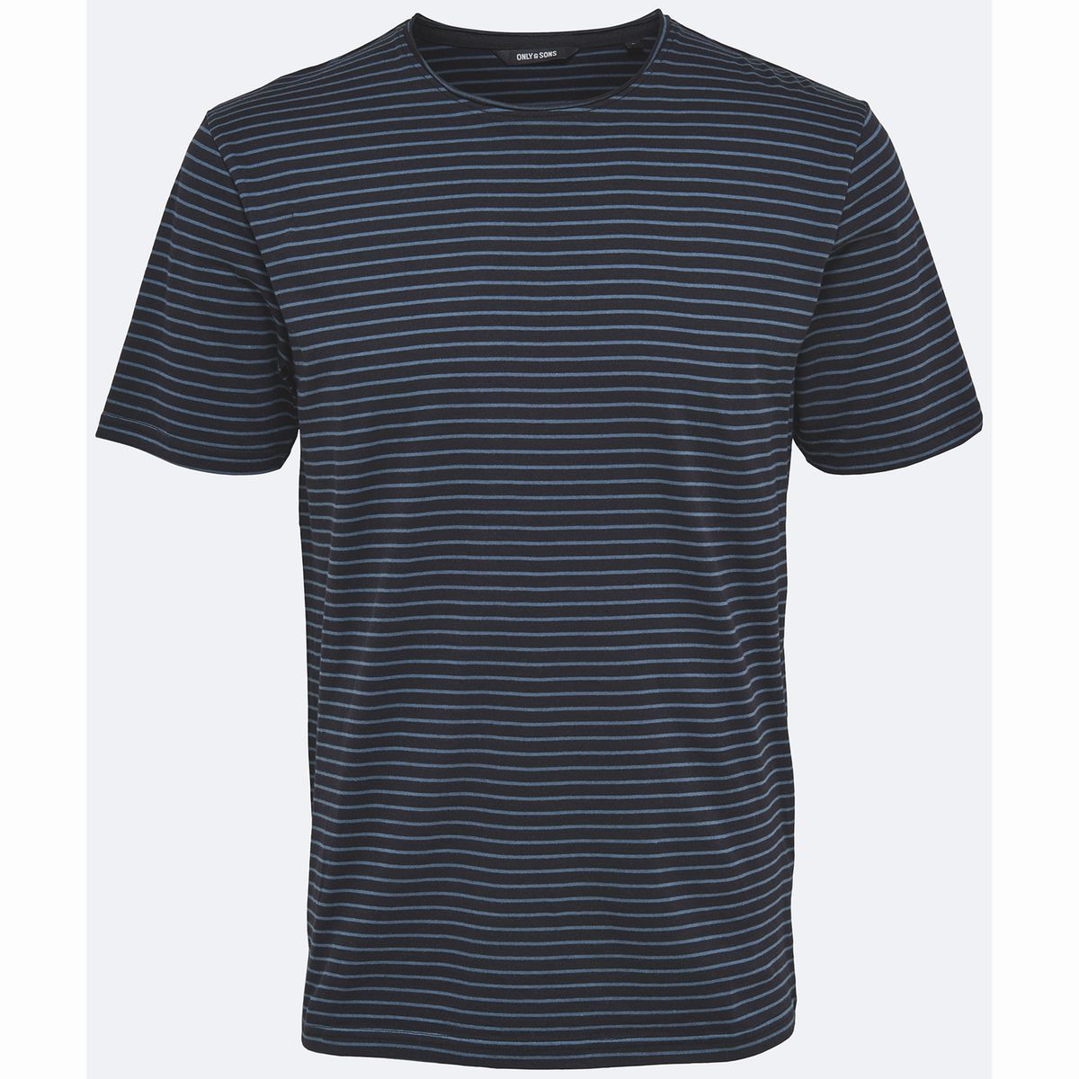 Tee-shirt rayé, col rond