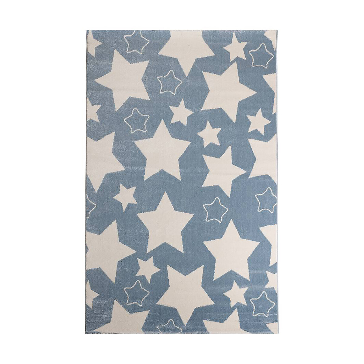 Ковер детский NORRKIDS STARS BLUE  120 x 180 см синий LaRedoute, размер 120 x 180 см