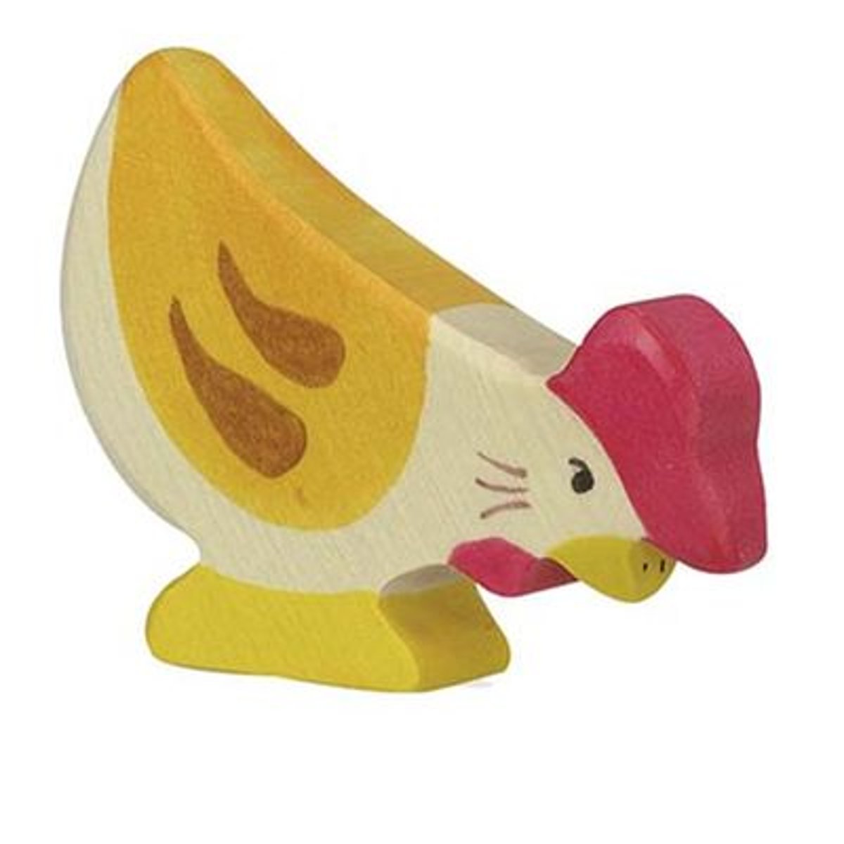 Poule, picorant