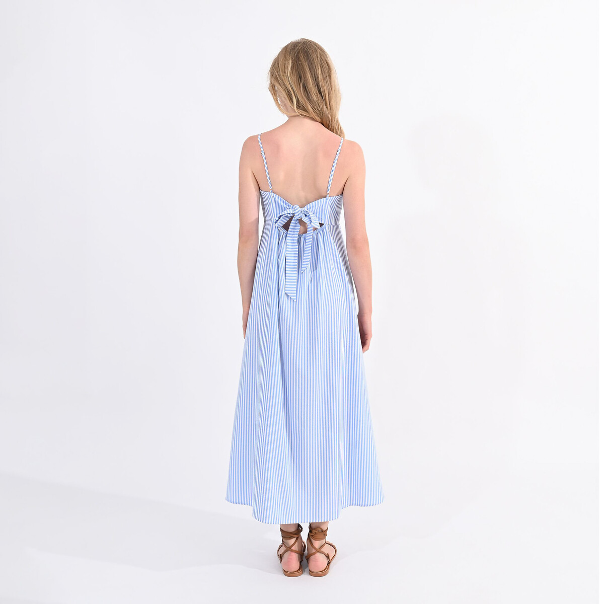 Платье длинное в полоску  XL синий LaRedoute, размер XL - фото 4