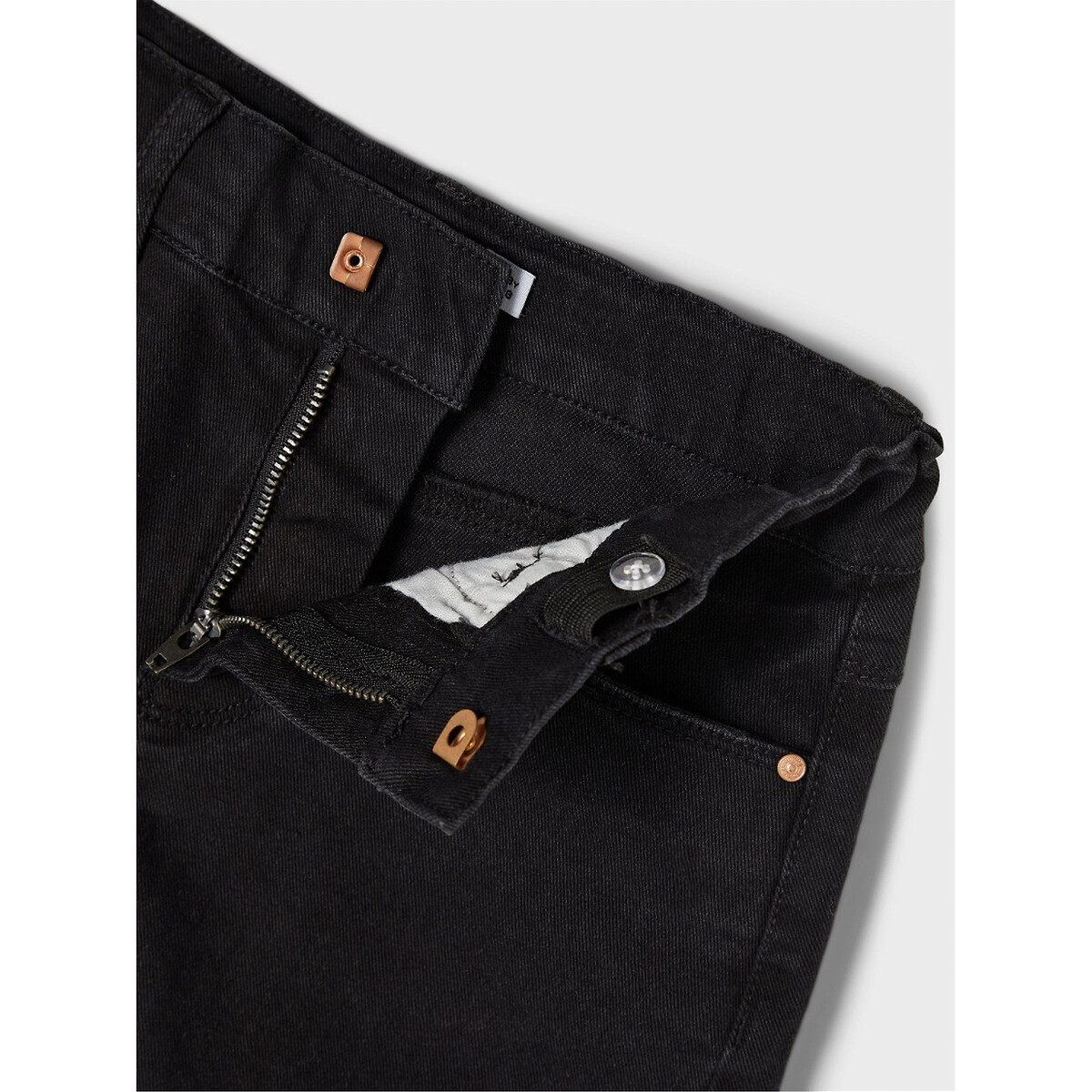 Шорты из джинсовой ткани  9 черный LaRedoute, размер 9 - фото 5