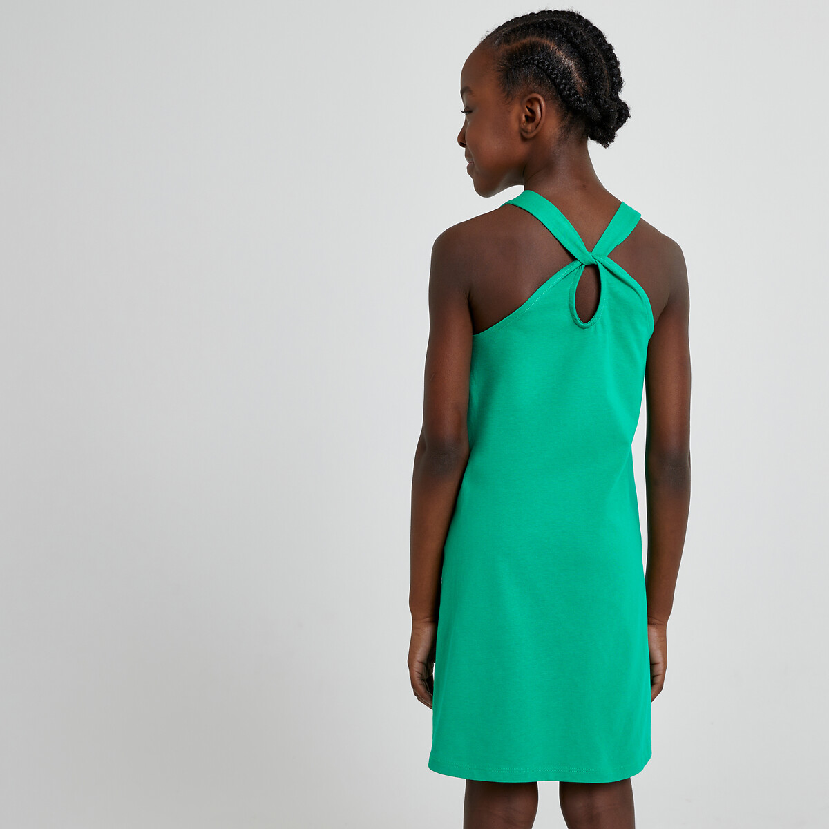 Комплект из двух платьев без рукавов  3 года - 94 см зеленый LaRedoute, размер 3 года - 94 см - фото 2