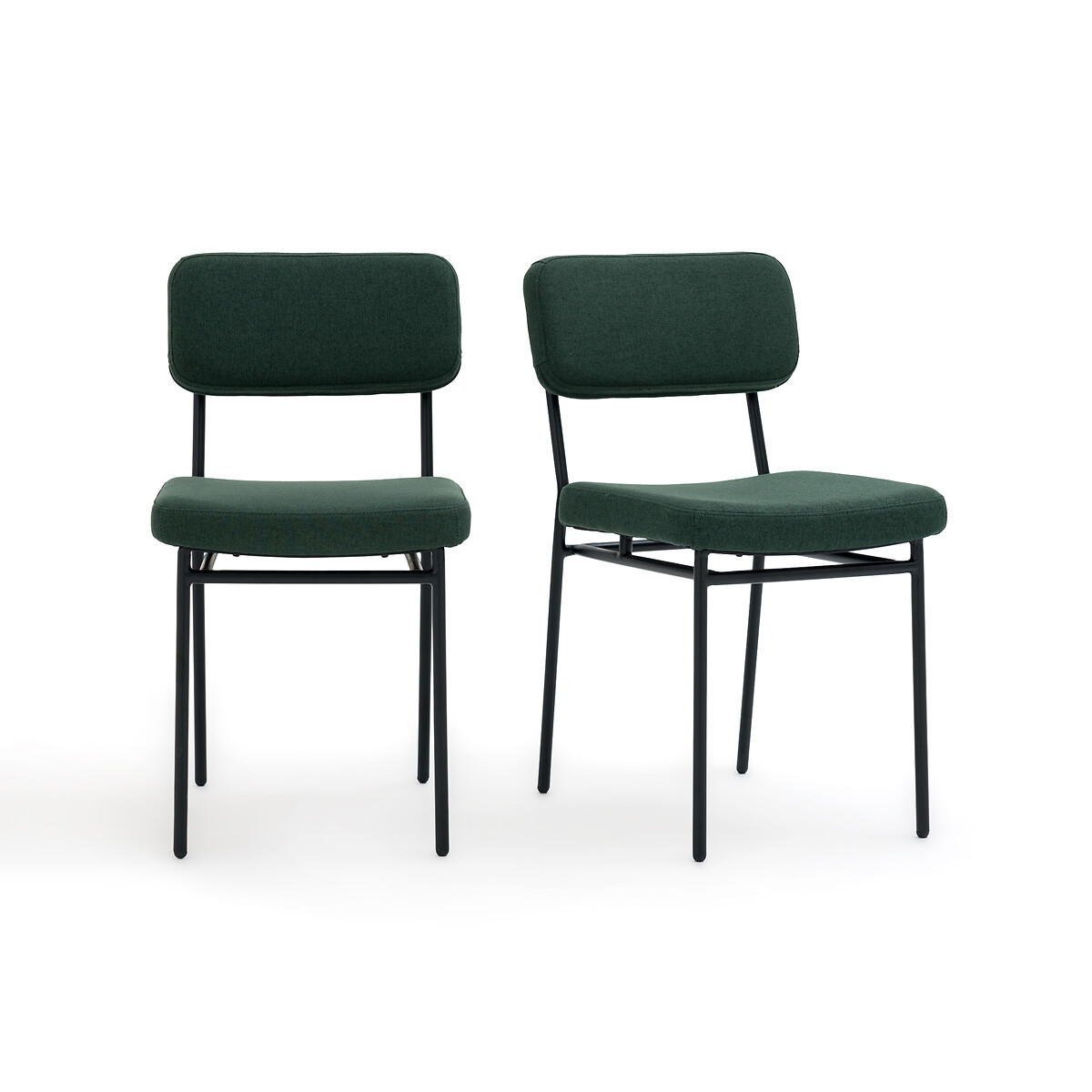 Комплект из 2-х стульев мягких Joao единый размер зеленый