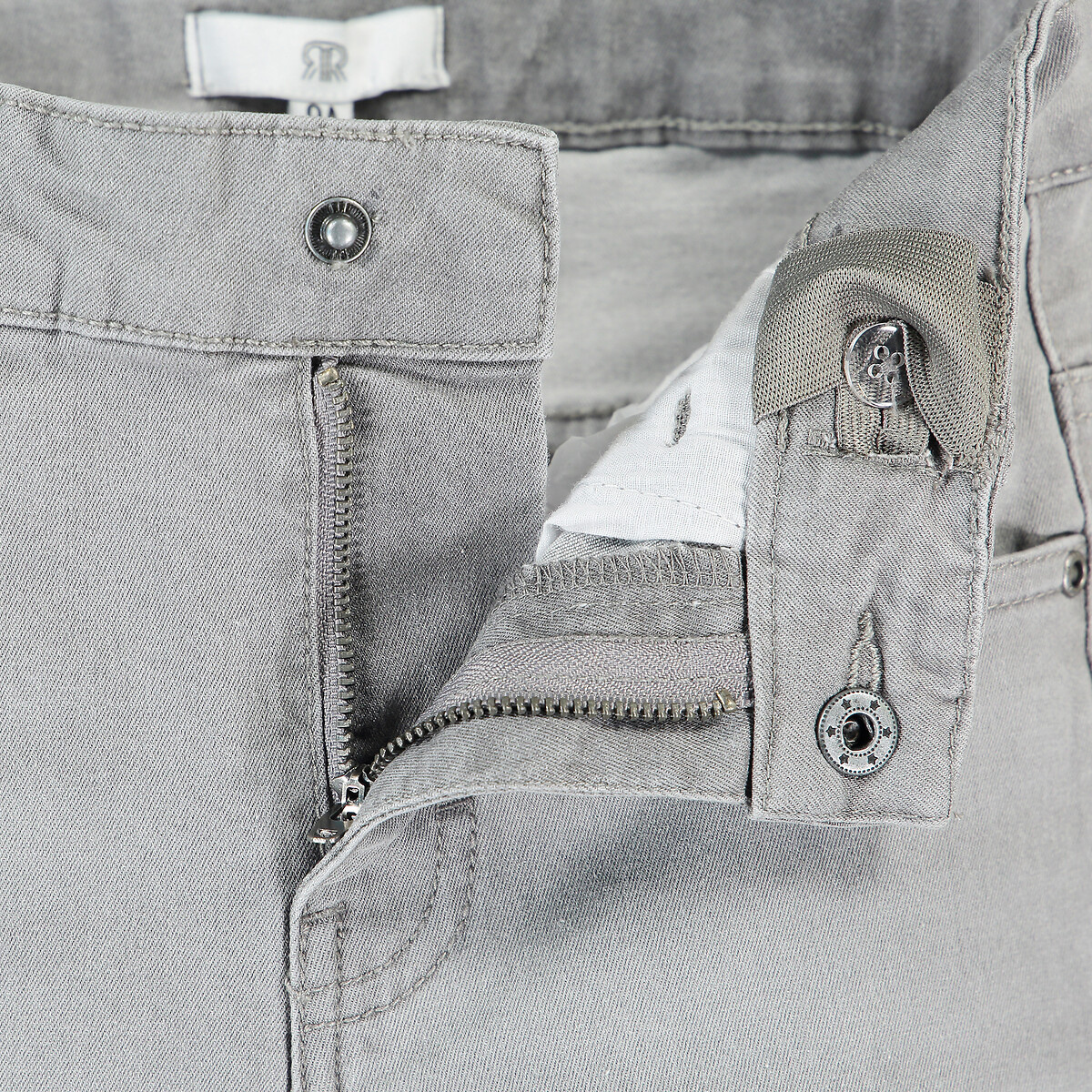 Бермуды LaRedoute Из джинсовой ткани 3-12 лет 3 серый, размер 3 - фото 5