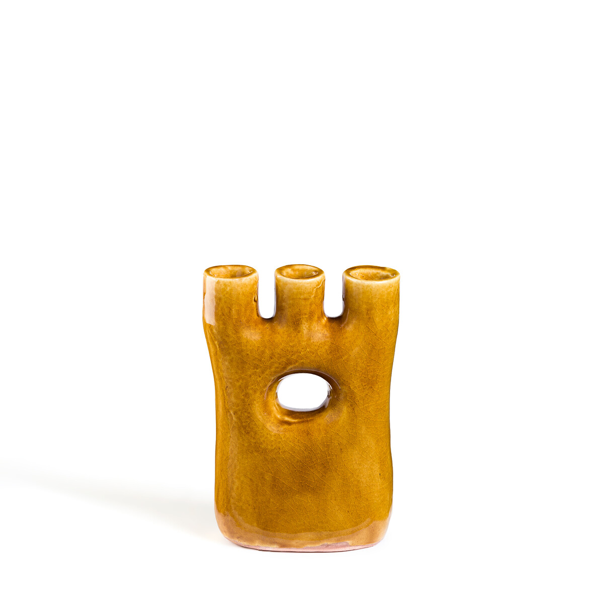Предмет декора из обожженной глины В25 см Makero единый размер желтый