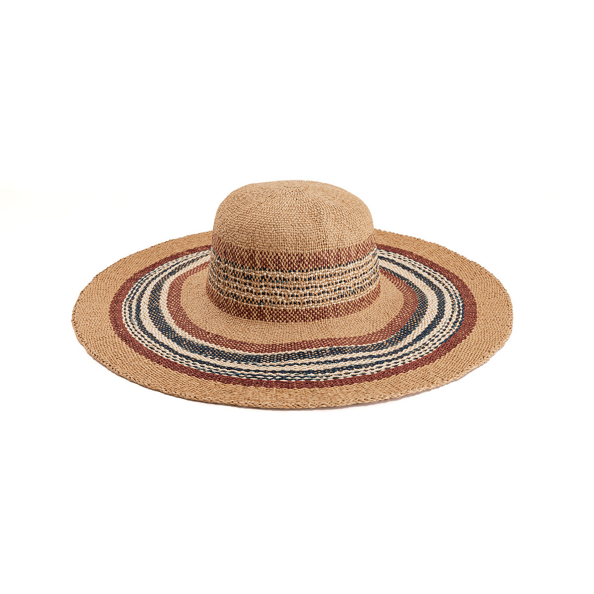 Шляпа LaRedoute С полями из соломы UNI бежевый, размер UNI - фото 1