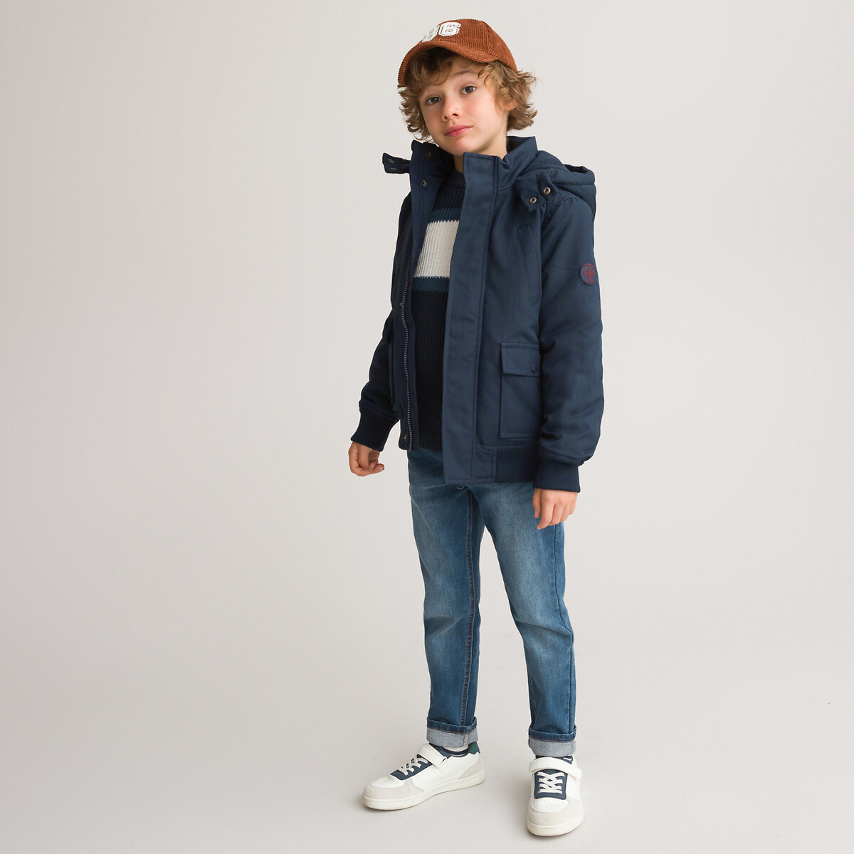 

Куртка LaRedoute, Синий, Куртка утепленная с капюшоном 3-12 лет 8 лет - 126 см синий