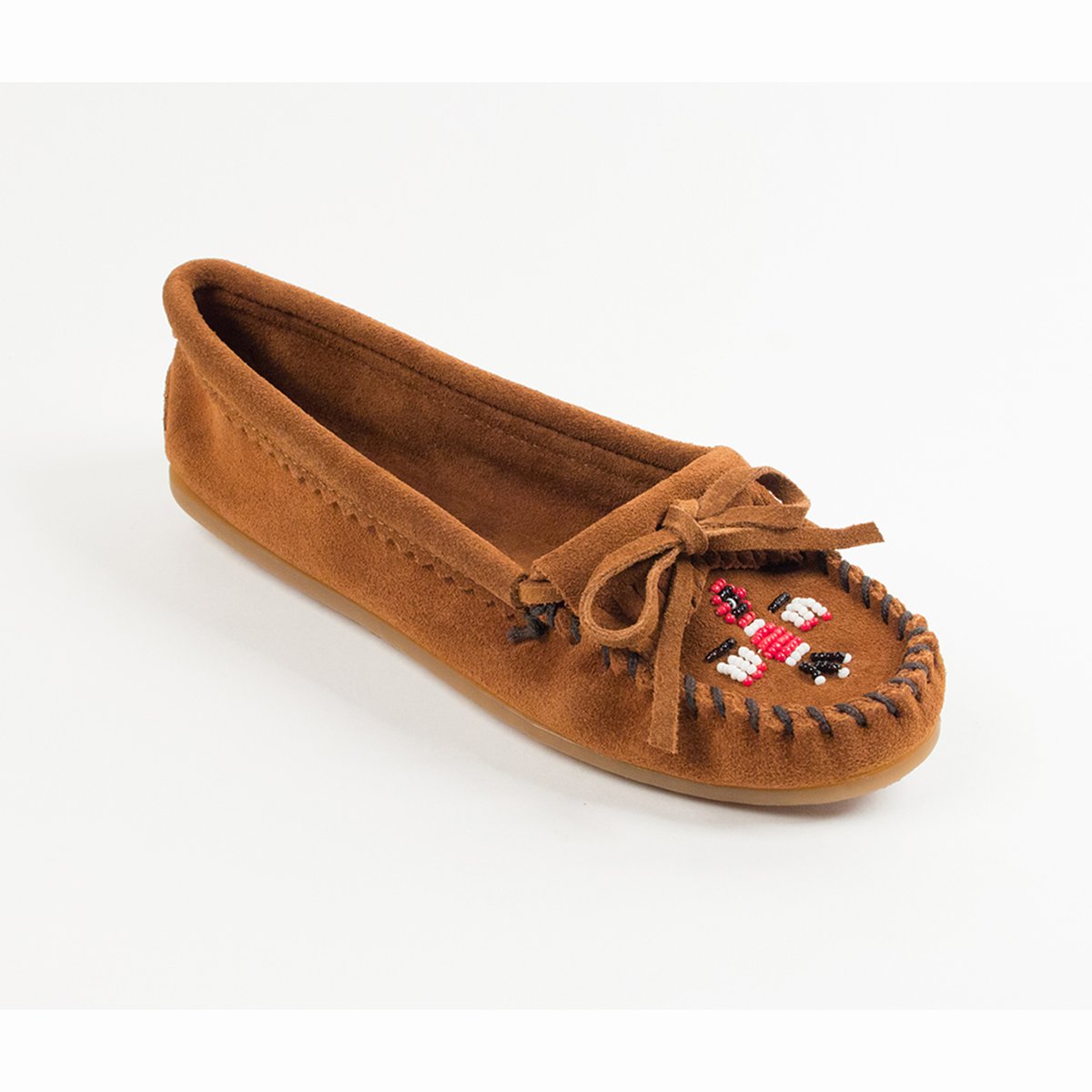Мокасины кожаные Minnetonka