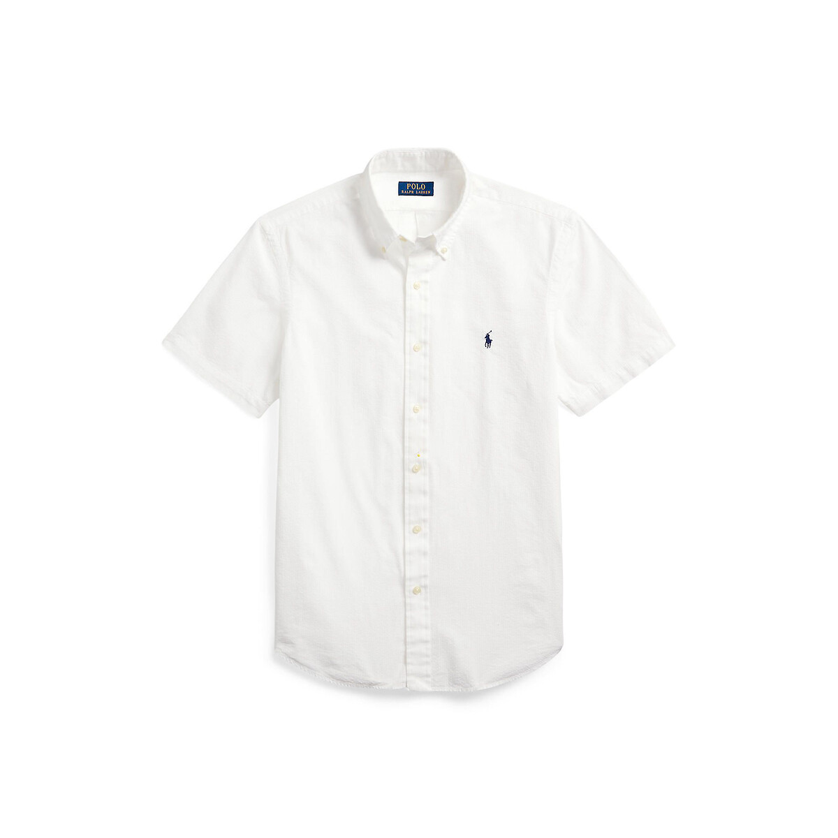 Рубашка из тонкой полосатой ткани  S белый LaRedoute, размер S - фото 4