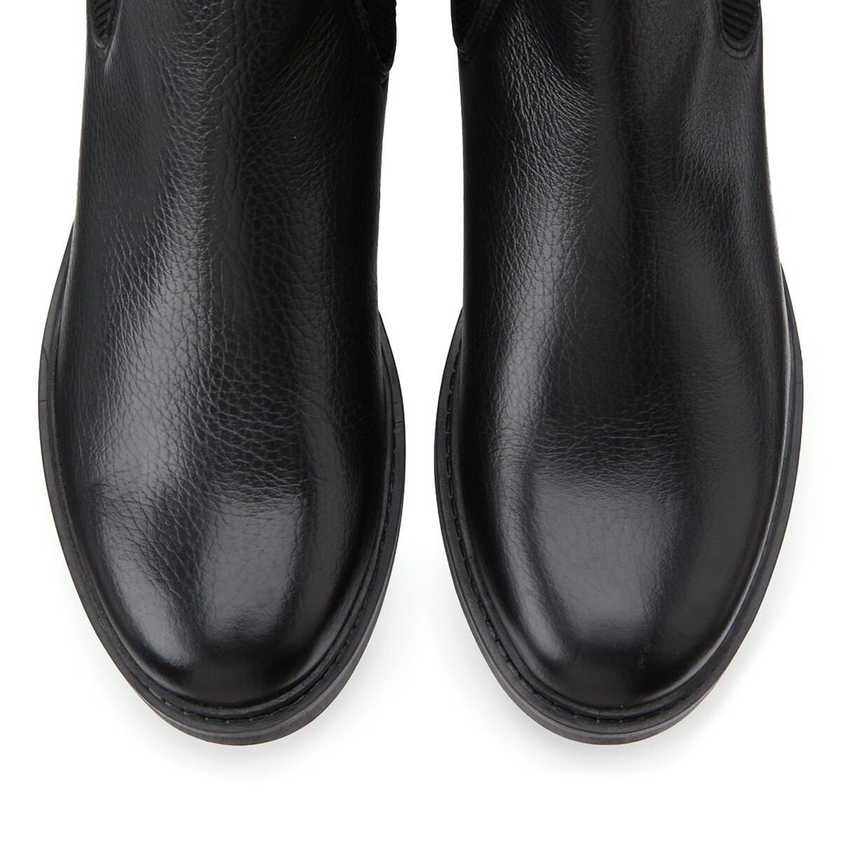 Ботинки LaRedoute С рифлеными носочками 36 черный, размер 36 - фото 3