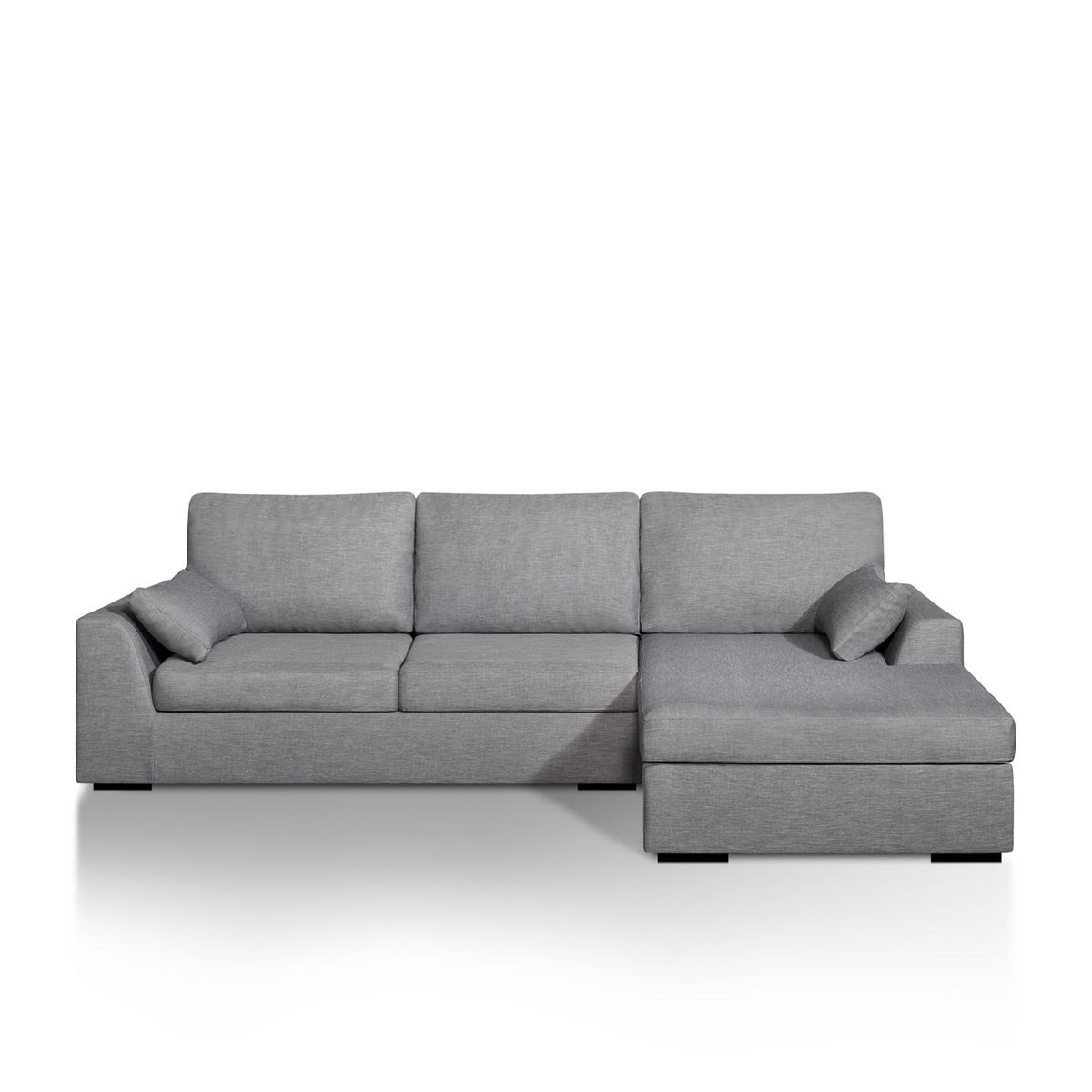 Canapé d’angle convertible Madison, Bultex, chiné
