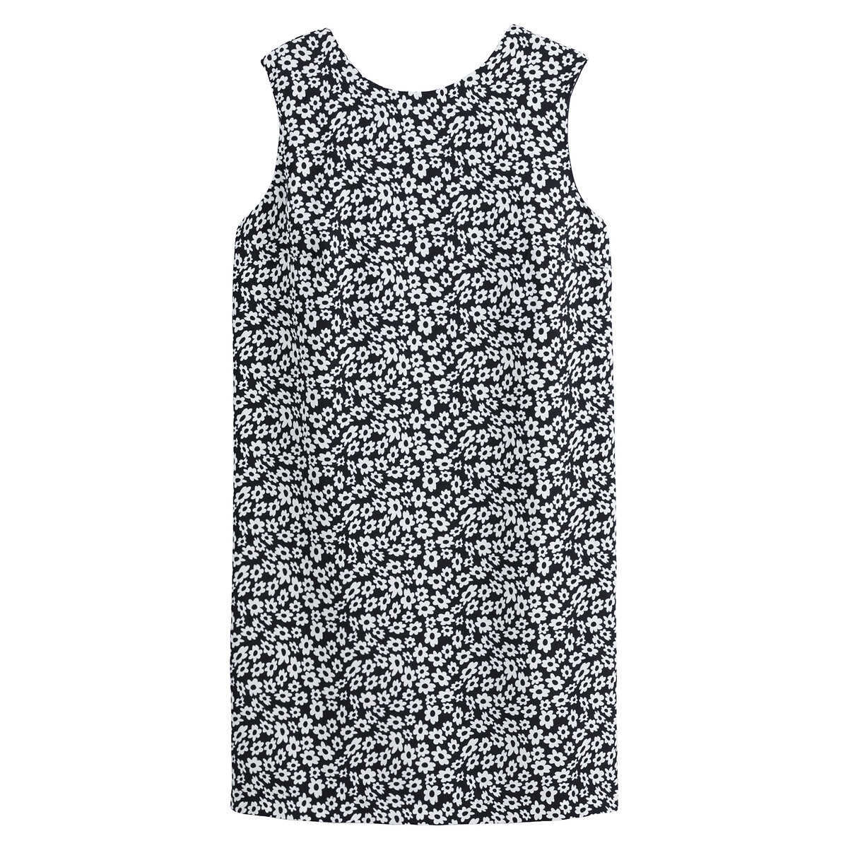 Платье Короткое без рукавов с цветочным принтом 48 черный LaRedoute, размер 48 - фото 5