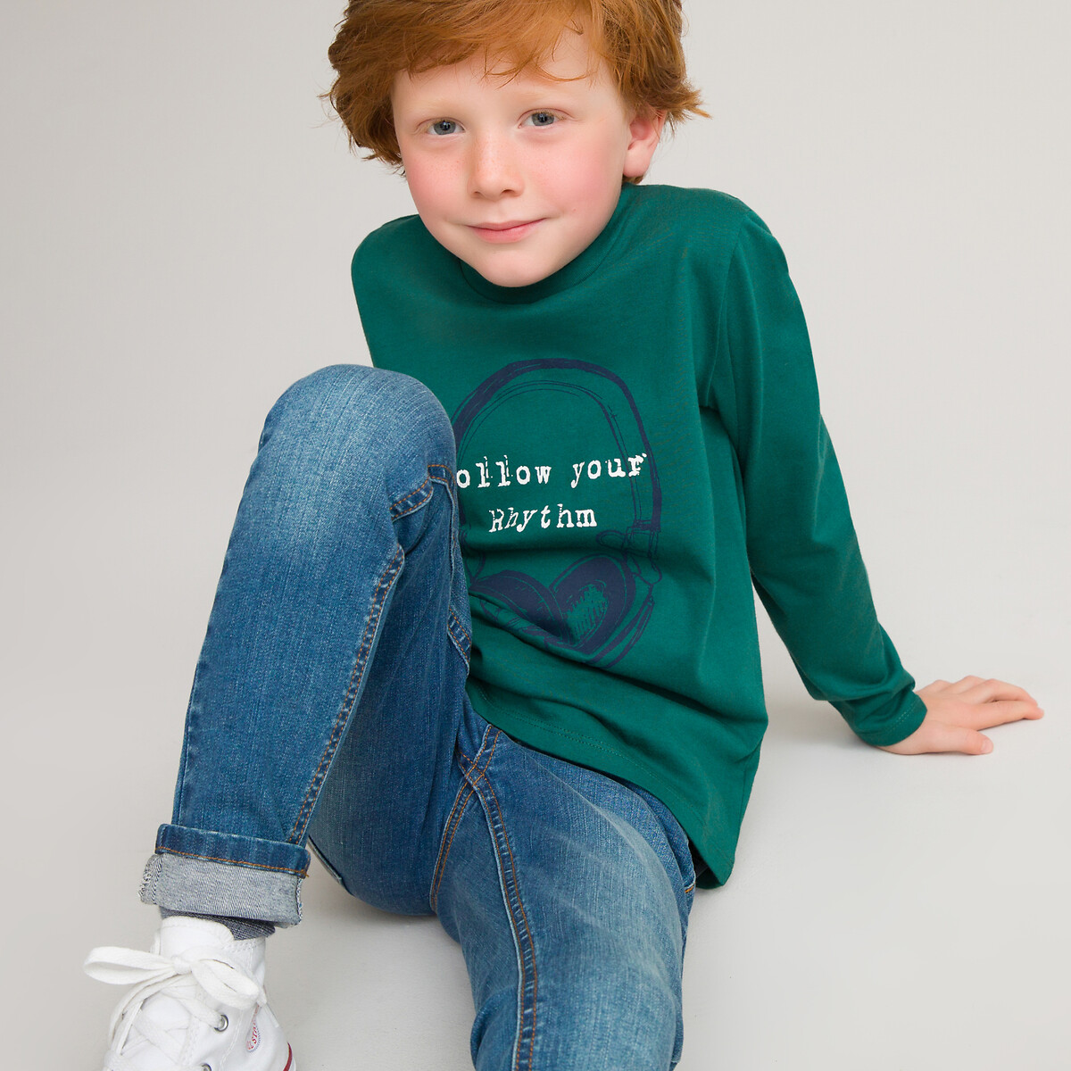 

Футболка LA REDOUTE COLLECTIONS, Зеленый, Футболка С длинными рукавами 3-12 лет 5 зеленый