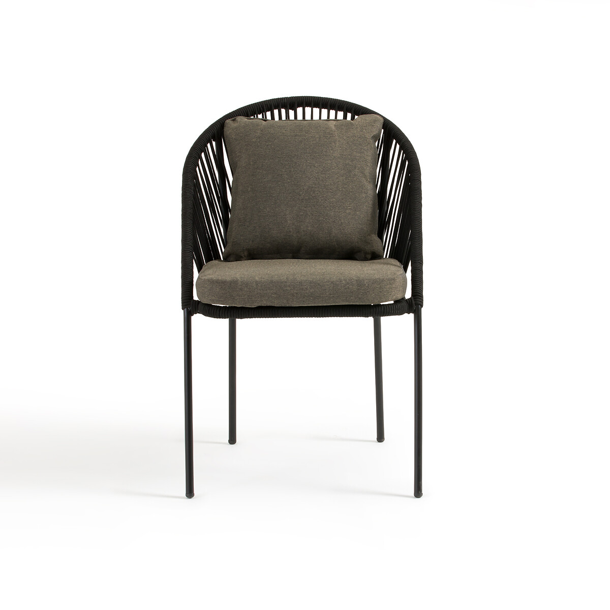 Кресло LA REDOUTE INTERIEURS Столовое для сада San Monica единый размер черный - фото 2