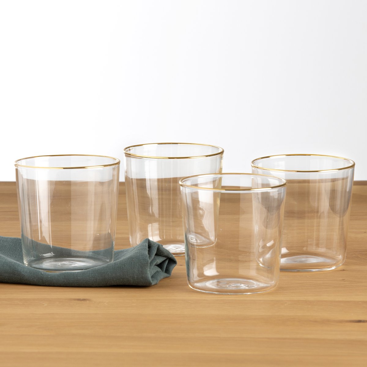 Комплект из 4 стаканов для Воды AMMANE единый размер золотистый