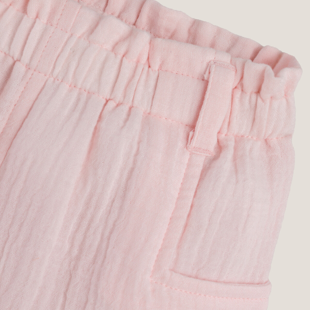 Шорты LA REDOUTE COLLECTIONS Из хлопчатобумажной газовой ткани 4 года - 102 см розовый, размер 4 года - 102 см - фото 3