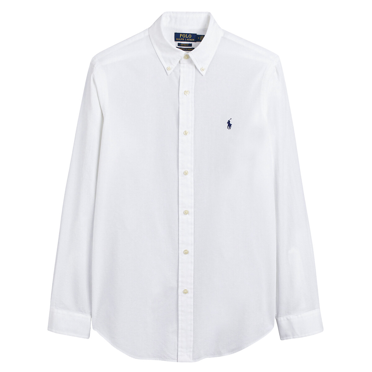 Рубашка узкая из легкой полосатой ткани  M белый LaRedoute, размер M