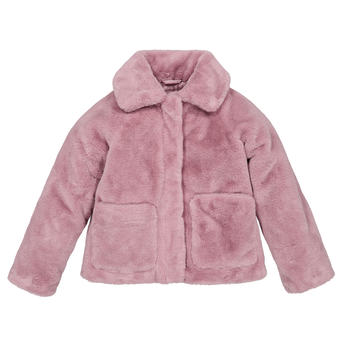 Пальто Утепленное из искусственного меха 3 года - 94 см розовый LaRedoute, размер 3 года - 94 см - фото 3