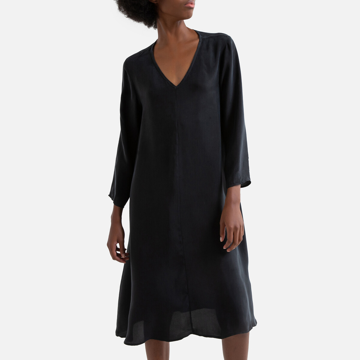 Платье La Redoute С длинными рукавами NONOGARDEN S серый, размер S - фото 1