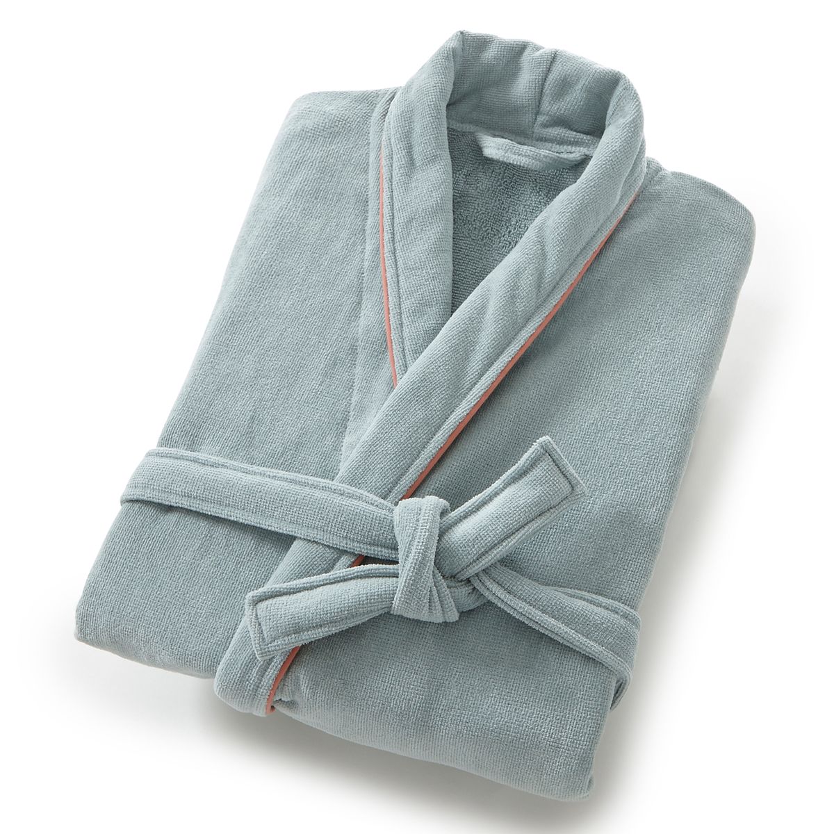 Peignoir velours col châle 380g/m²