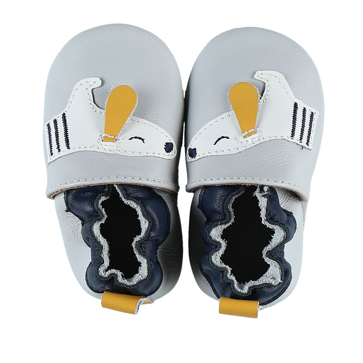 chaussons cuir noukies